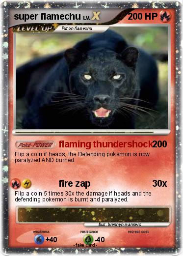 Pokemon super flamechu