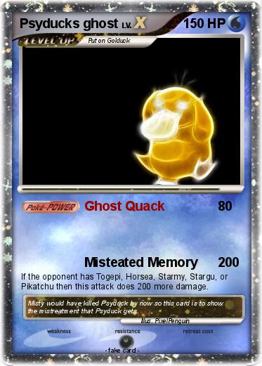 Pokemon Psyducks ghost