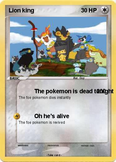 Pokemon Lion king