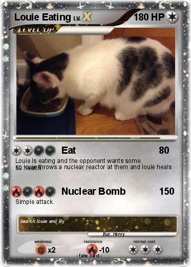 Pokemon Louie Eating
