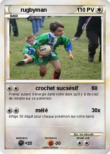 Pokemon rugbyman