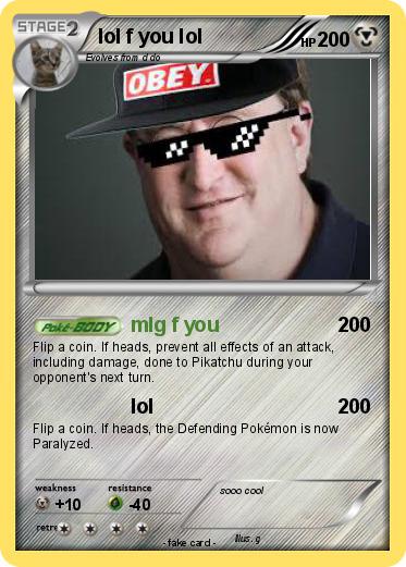 Pokemon lol f you lol