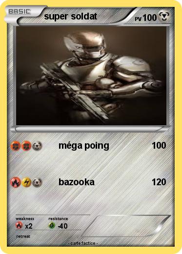 Pokemon super soldat