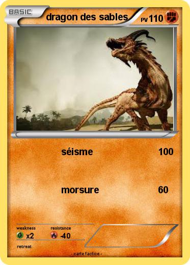 Pokemon dragon des sables
