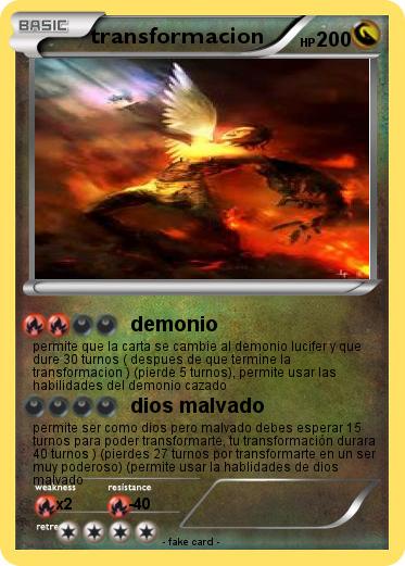 Pokemon transformacion