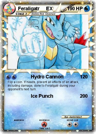 Pokemon Feraligatr     EX
