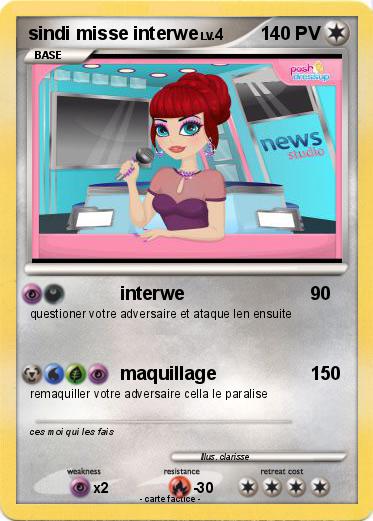 Pokemon sindi misse interwe