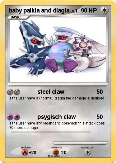 Pokemon baby palkia and diagla