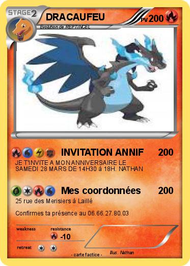 Pokemon DRACAUFEU