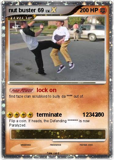 Pokemon nut buster 69