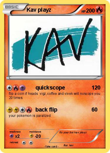 Pokemon Kav playz