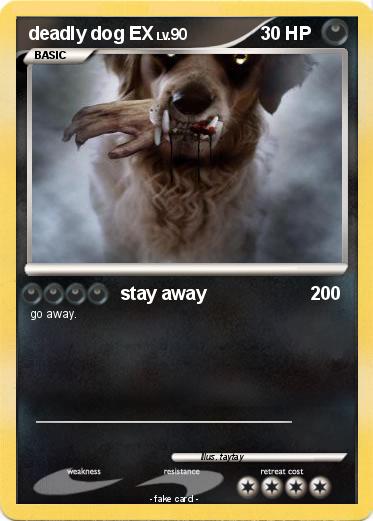 Pokemon deadly dog EX