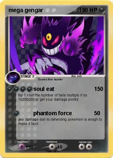 Pokemon mega gengar