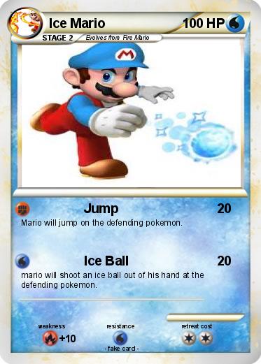 Pokemon Ice Mario