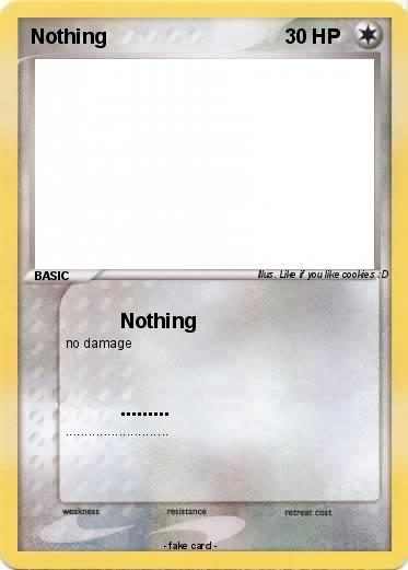 Pokemon Nothing