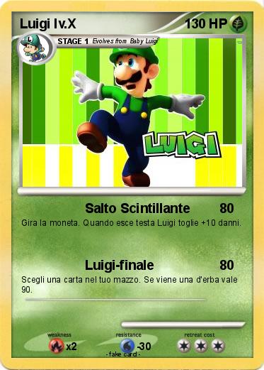 Pokemon Luigi lv.X