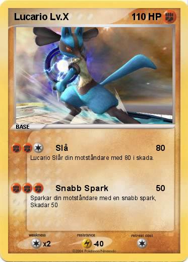 Pokemon Lucario Lv.X