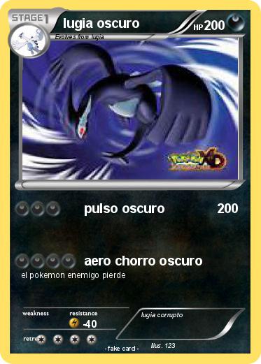 Pokemon lugia oscuro