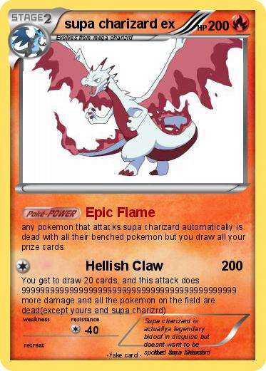 Pokemon supa charizard ex