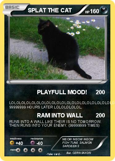 Pokemon SPLAT THE CAT