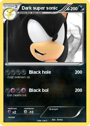 Pokemon Dark super sonic