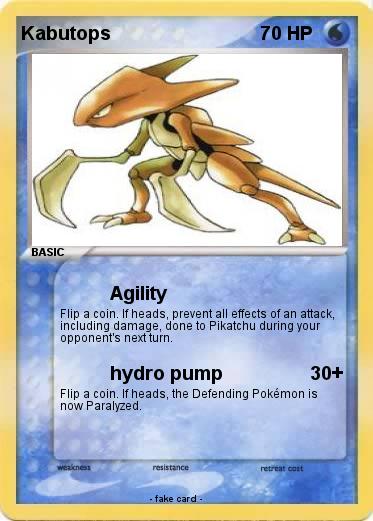 Pokemon Kabutops