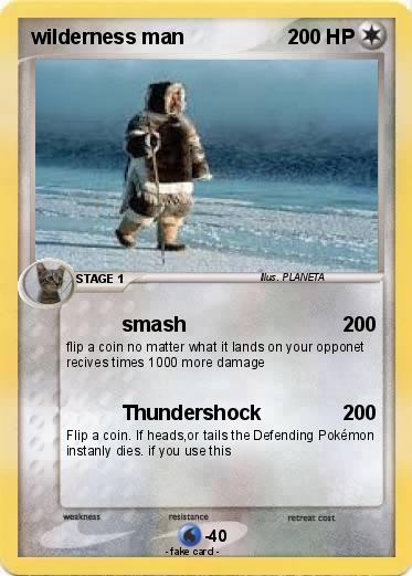 Pokemon wilderness man