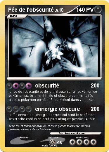 Pokemon Fée de l'obscurité
