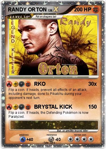Pokemon RANDY ORTON