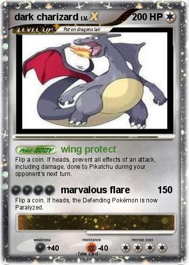 Pokemon dark charizard