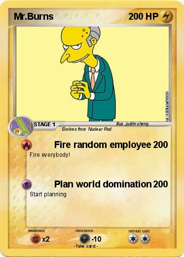 Pokemon Mr.Burns