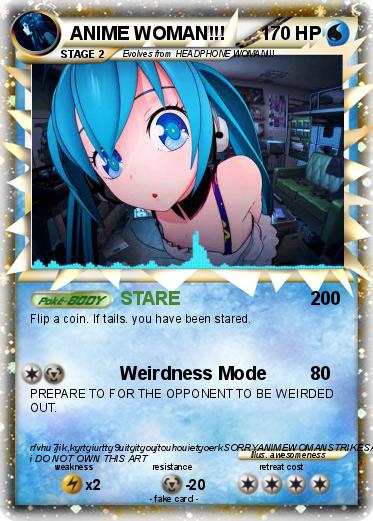 Pokemon ANIME WOMAN!!!