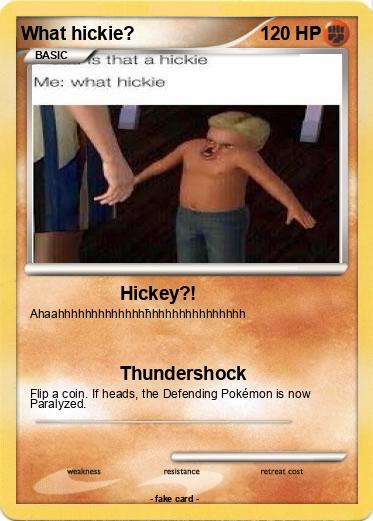 Pokemon What hickie?