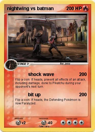 Pokemon nightwing vs batman