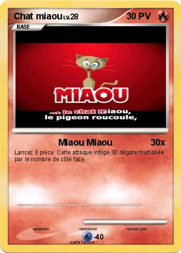 Pokemon Chat miaou