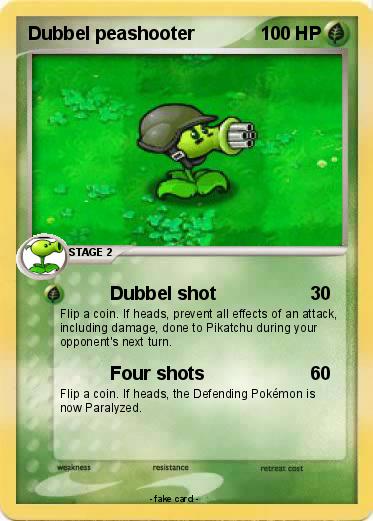 Pokemon Dubbel peashooter