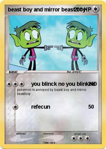 Pokemon beast boy and mirror beast boy