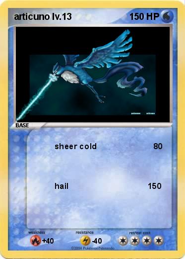 Pokemon articuno lv.13