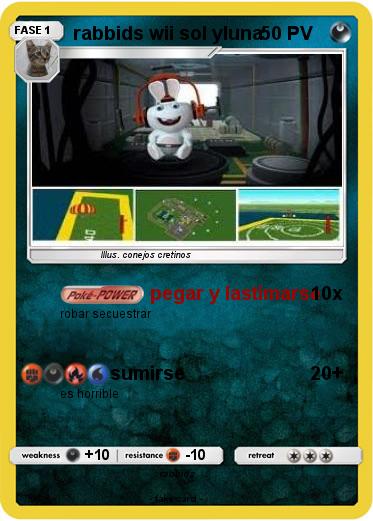 Pokemon rabbids wii sol yluna