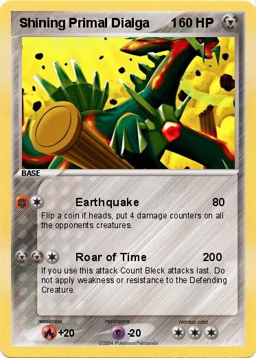 Pokemon Shining Primal Dialga      1
