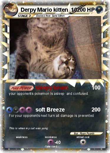 Pokemon Derpy Mario kitten  10