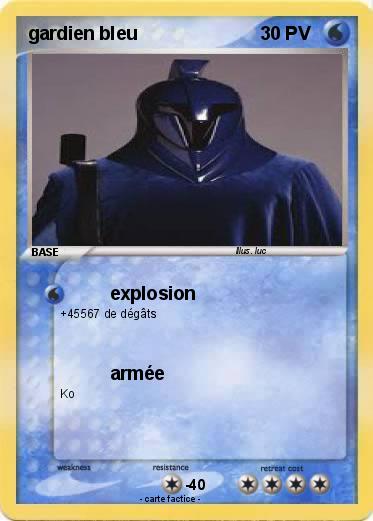 Pokemon gardien bleu