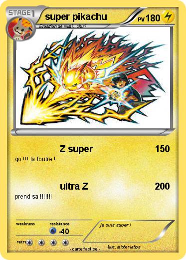 Pokemon super pikachu