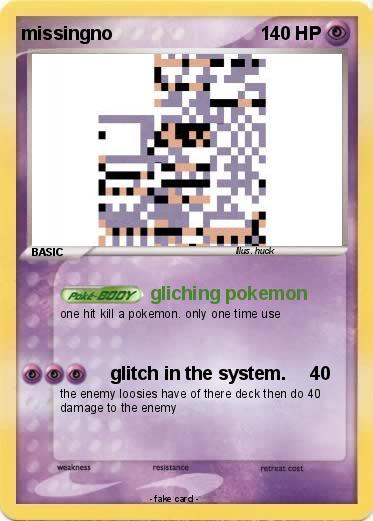 Pokemon missingno