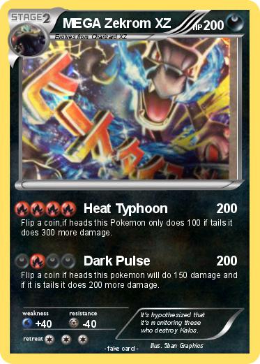Pokemon MEGA Zekrom XZ