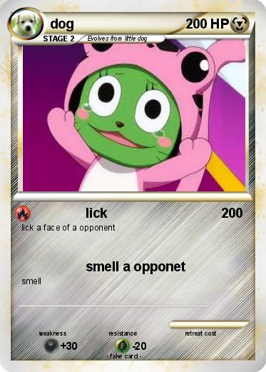 Pokemon dog