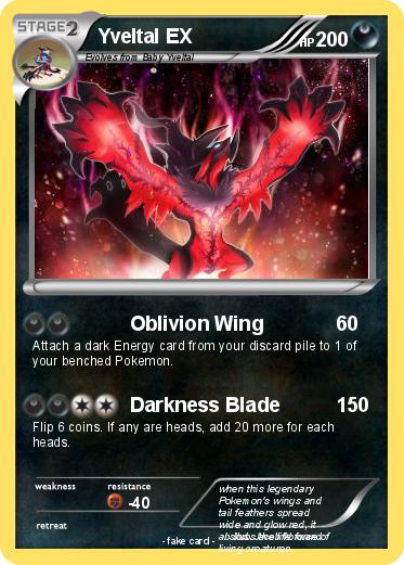 Pokemon Yveltal EX