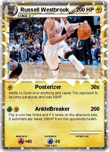 Pokemon Russell Westbrook