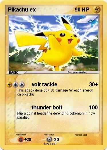 Pokemon Pikachu ex