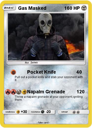 Pokemon Gas Masked